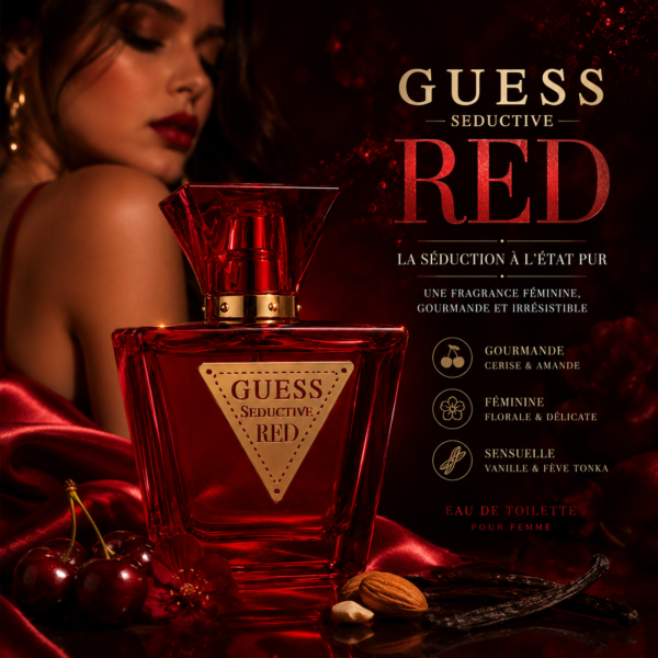ChatGPT Image Aug 18, 2026, 01_51_35 AM ❤️ GUESS Seductive Red Femme – Eau de Toilette 75 ml
