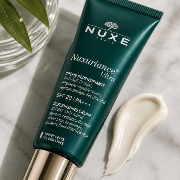 ChatGPT Image Aug 18, 2026, 02_05_45 AM NUXE Nuxuriance Ultra Crème Redensifiante Anti-Âge Global SPF 20 – 50 ml