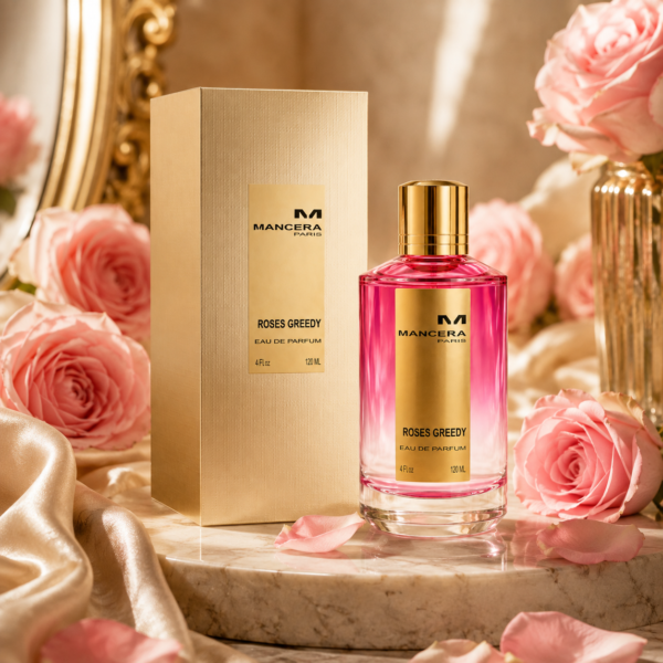 Produit : Mancera Roses Greedy Eau de Parfum – 120 ml